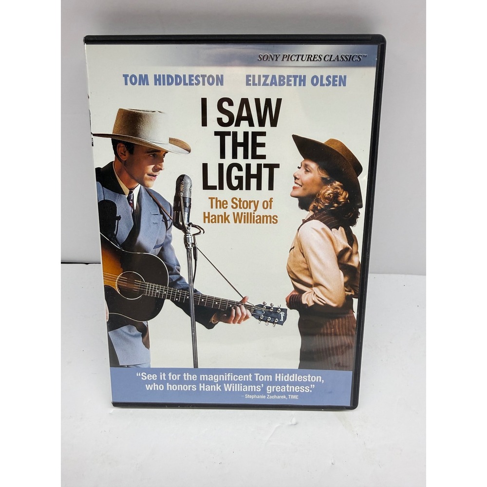 I Saw The Light DVD Tom Hiddleston Elizabeth Olsen Hank Williams Story 2016
